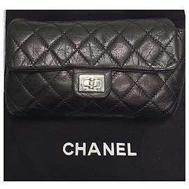 Sac/ pochette banane chanel uniforme Noir Argenté