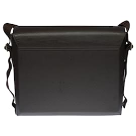 Louis Vuitton-Superb Fonzie men's messenger bag in brown monogram imprinted glossy leather-Brown