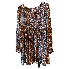 Robe courte à imprimé floral Pepe Jeans Multicolore