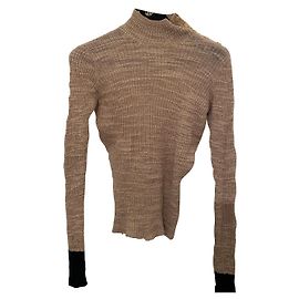 Camisola Chanel de lã bege Bege