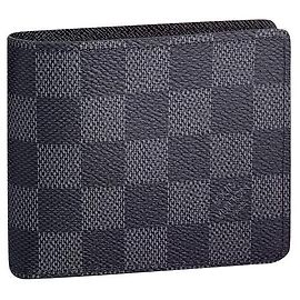 Louis Vuitton Carteira LV Slender nova Cinza