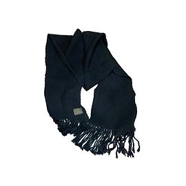 Sciarpa Louis Vuitton Nera in Lana e Cashmere Nero