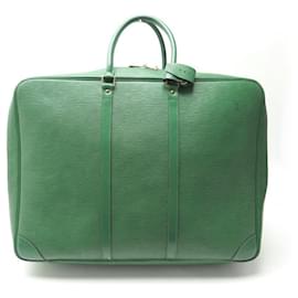 Louis Vuitton-LOUIS VUITTON SIRIUS HAND TRAVEL BAG 50 GREEN PPE LEATHER LUGGAGE CASE-Green
