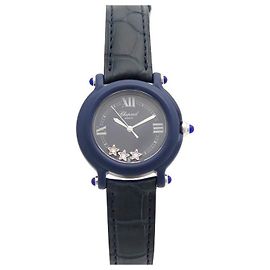 NUEVO RELOJ DE CANNES DE EDICIÓN LIMITADA HAPPY STAR DE CHOPARD 32 MM 27/7778 reloj Azul marino