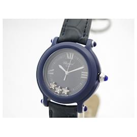 Chopard-NUEVO RELOJ DE CANNES DE EDICIÓN LIMITADA HAPPY STAR DE CHOPARD 32 MM 27/7778 reloj-Azul marino