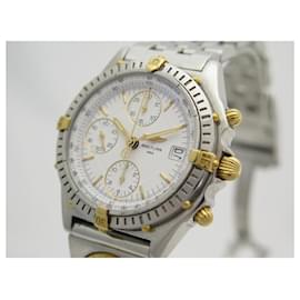 Breitling-VINTAGE BREITLING CHRONOMAT B WATCH13050.1 40 MM AUTOMATIC CHRONOGRAPH STEEL-Silvery