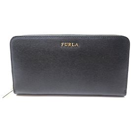 NEUF PORTEFEUILLE FURLA BABYLON EN CUIR NOIR + BOITE COMPAGNON NEW WALLET Noir