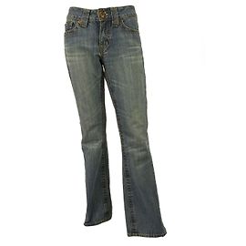 Autre Marque Sette 7 pantaloni di jeans blue jeans lavati – sz 30 Cuciture rosse Blu
