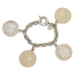 Fendi-1925 BRACELET CORNERS-Silvery,Golden