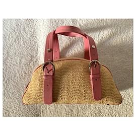 Dior-Straw Handbag-Beige