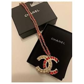 Chanel-Necklace-Red