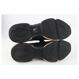 Prada-men's 11 20g064 Black x Gold Cloudbust Sneakers-Other