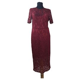 Vestido de encaje rojo Baum und Pferdgarten Roja