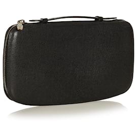 Louis Vuitton-Louis Vuitton Black Taiga Atoll Organizer-Black
