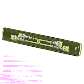 Hermès-Hermes Gold Enamel Tie Clip-Multiple colors,Golden