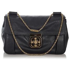 Chloé Borsa a tracolla in pelle nera Elsie Chloe Nero