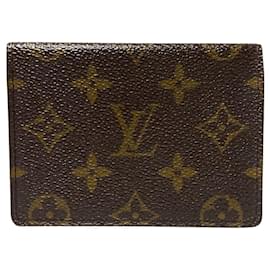 Louis Vuitton-Louis Vuitton Porta carte verticale-Marrone