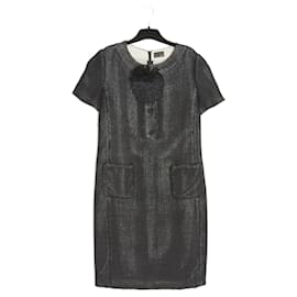 Fendi-BLACK NATTE SILK FR38-Noir