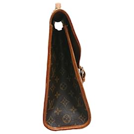 Louis Vuitton-Louis Vuitton Brown Monogram Beverly Aktentasche GM-Braun