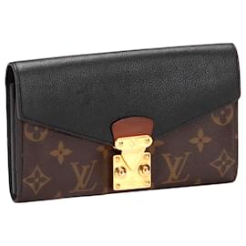 Louis Vuitton-Louis Vuitton Brown Monogram Pallas Wallet-Brown,Black