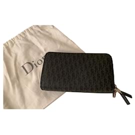 Dior Wallets Small accessories Black Dark grey