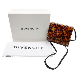 Givenchy Mini Pandora Box Bag em Animal Print Plexiglass Outro Impressão em python