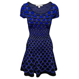 Diane Von Furstenberg-Vestido Alina Diane Von Furstenberg em Blue Rayon-Azul