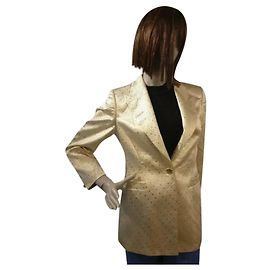 Veste escada couture Doré Écru