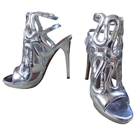 Alaïa sandali Argento