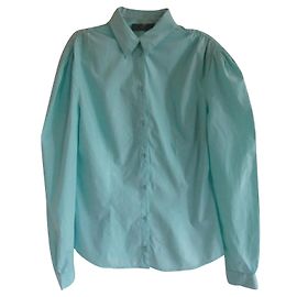 Camisa McQ de algodão verde Verde