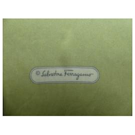 Salvatore Ferragamo-Silk scarves-Light green