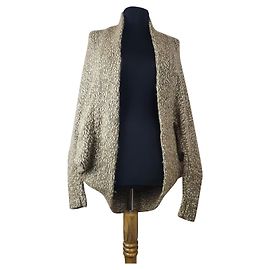 Cardigan Cruciani Beige Coton Laine Polyamide M Multicolore Beige