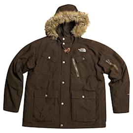 The North Face-Goose Down Hyvent Parka-Brown