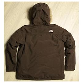 The North Face-Goose Down Hyvent Parka-Brown