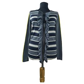 Marni For H&M Strickjacke aus Merinowolle Grau Mehrfarben Grau