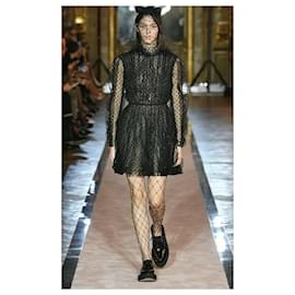 Giambattista Valli-GIAMBATTISTA VALLI x H&M BLACK TULLE SHORT DRESS-Black
