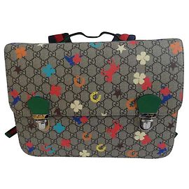 Gucci Kindertasche Braun Rot Grün