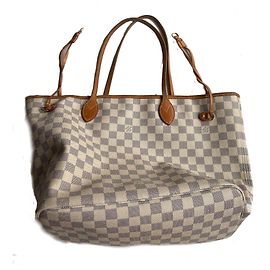 Louis Vuitton Neverfull MM Blau Blau