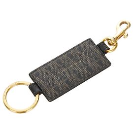 Yves Saint Laurent Porte-clés logo noir YSL Noir Argenté