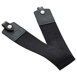 Louis Vuitton-Alça para bolsa de ombro de lona preta Louis Vuitton-Preto