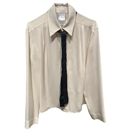 Chanel Top Nero Beige