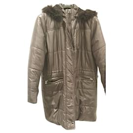 Apostrophe-Coats, Outerwear-Taupe