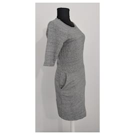 Ganni-Dresses-Grey