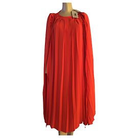 Maison Martin Margiela Vestido plisado de Maison Margiela Naranja