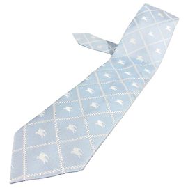 Cravate Burberry Bleu clair