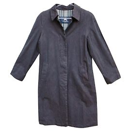 Talla de mujer Burberry impermeable 36 Negro
