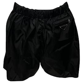 Prada Shell Shorts in Black Polyamide Black