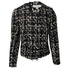 Iro Vionera Jacket in Black Tweed Black