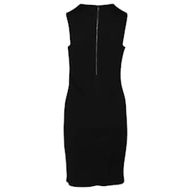 Helmut Lang-Helmut Lang V-Neck Mini Dress in Black Viscose-Black