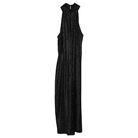Rachel Zoe - Robe dos nu à sequins en rayonne noire Noir